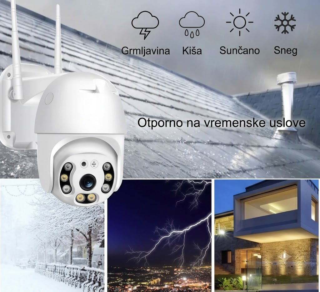 Smart Rotirajuća WiFi Kamera - iCsee A6 PTZ